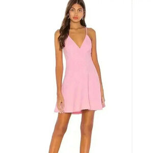 BCBGeneration Crisscross Back Flared Dress